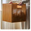 Panier à linge pour la chambre à coucher, panier à linge tissé sale avec poignées, bac de rangement pliable pour la salle de bain, la maison, le dortoir, design écologique