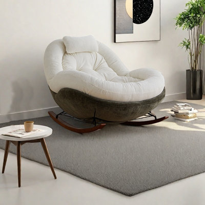 Ergonomic design minimalist rocking chair