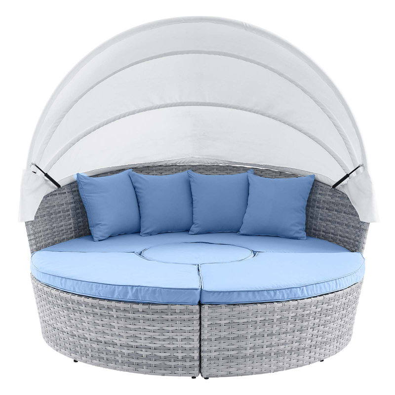 Lit de jour pour patio Scottsdale, Bleu clair