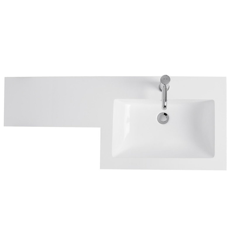 Buhler 1100mm Single Bathroom Vanity with Polyglomerate Basin, Charcoal