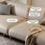 Canapé modulaire kaki en cuir véritable-951172860-951172859