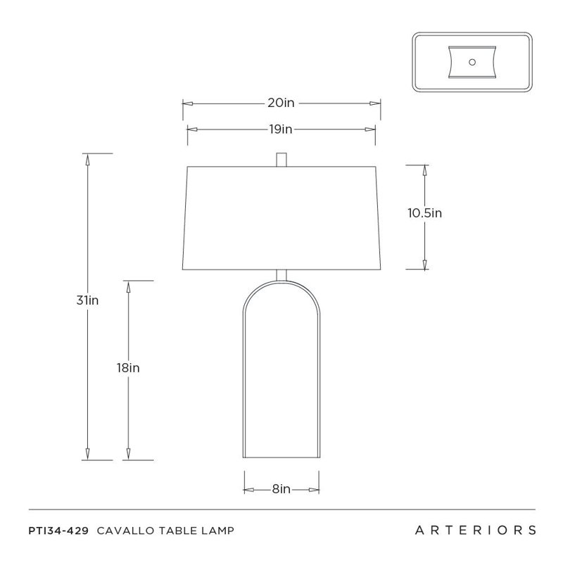 Cavallo Table Lamp