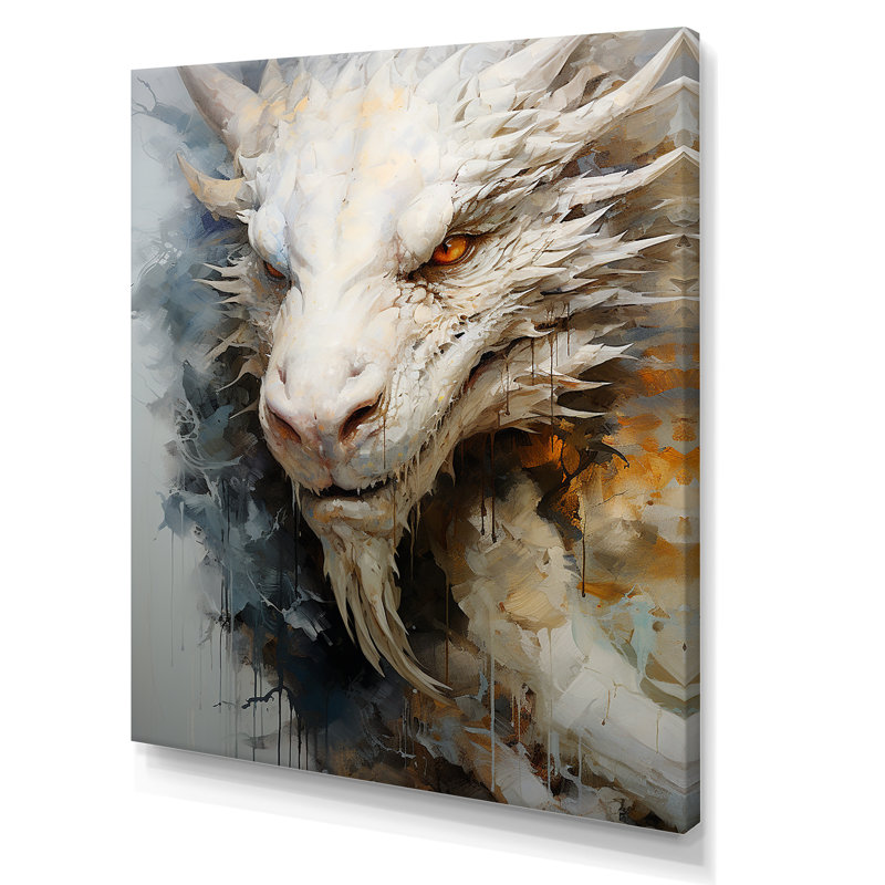 Epic Dragon Odyssey - impression, Toile tendue, H 32 po x l 16 po x P 1 po
