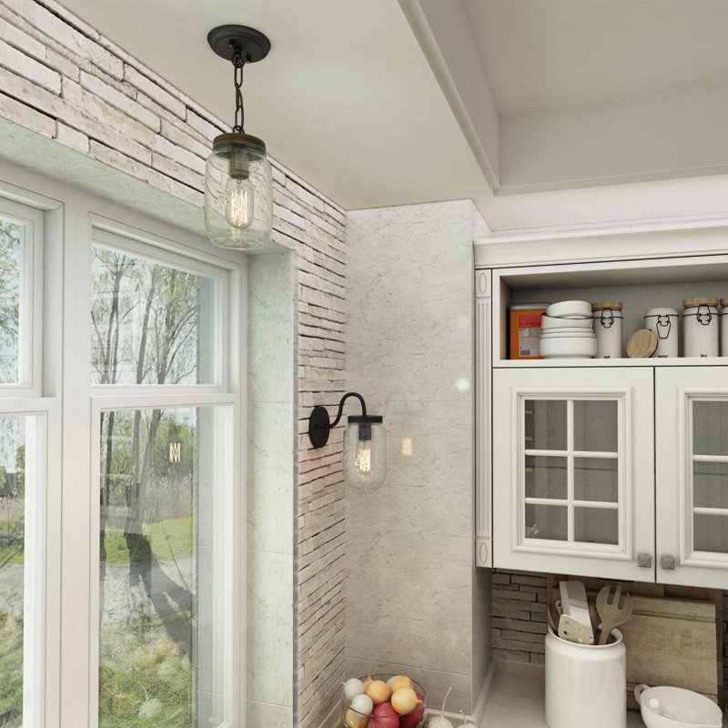 Carlile Glass Semi Flush Mount