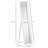 Full Length Glass Mirror (White)