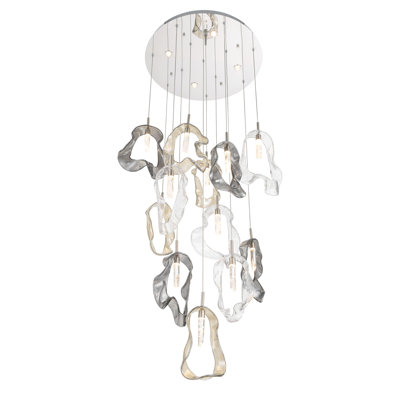 Norah 12L 24" Mix Chandelier