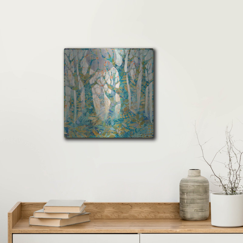  «Tree Chansons» par Sue Davis, art mural en métal, 12 po x 12 po, H 12 po x l 12 po