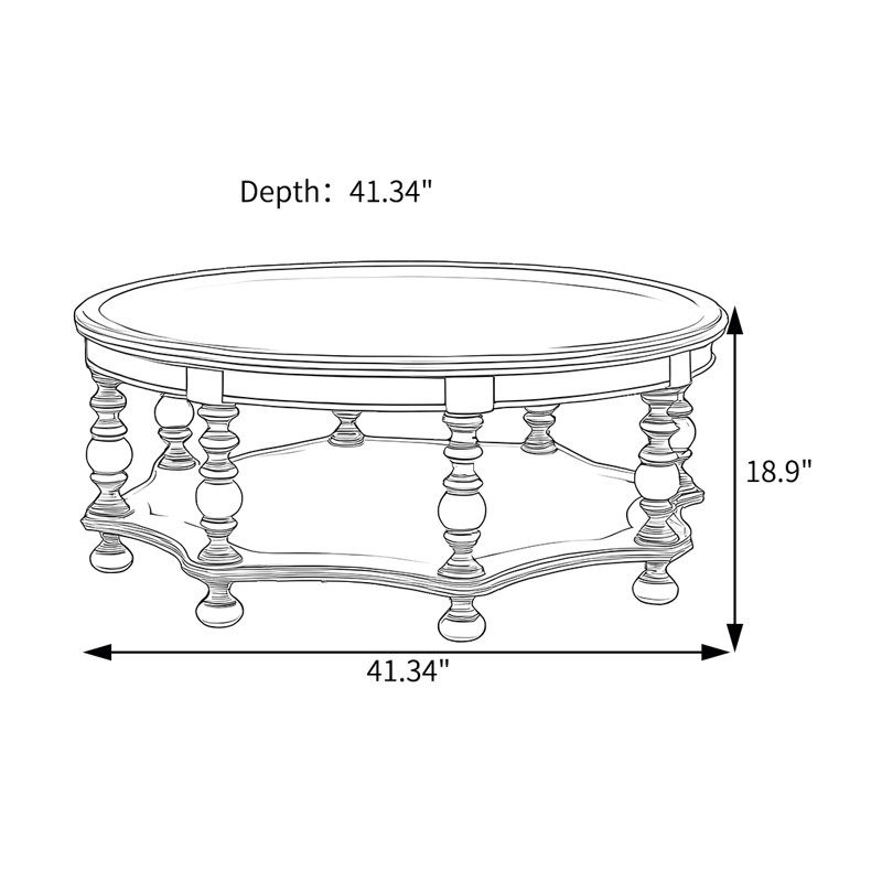 American-style coffee table.