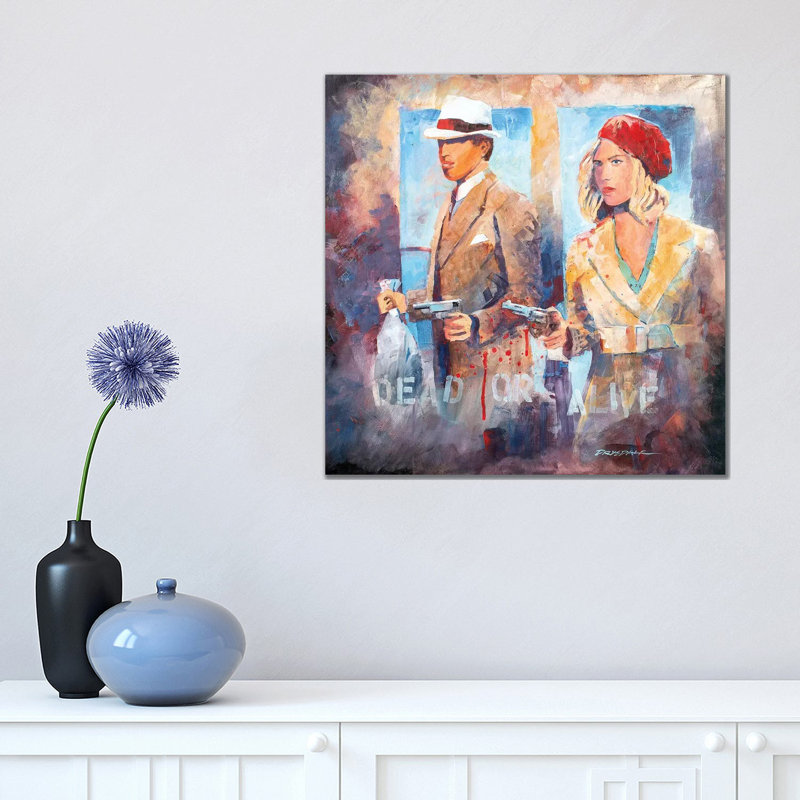 Take The Money And Run by Bill Drysdale - Wrapped Canvas Print, 45.72 cm H x 45.72 cm W x 3.175 cm D