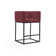 Upholstered Counter Stool with Metal Frame