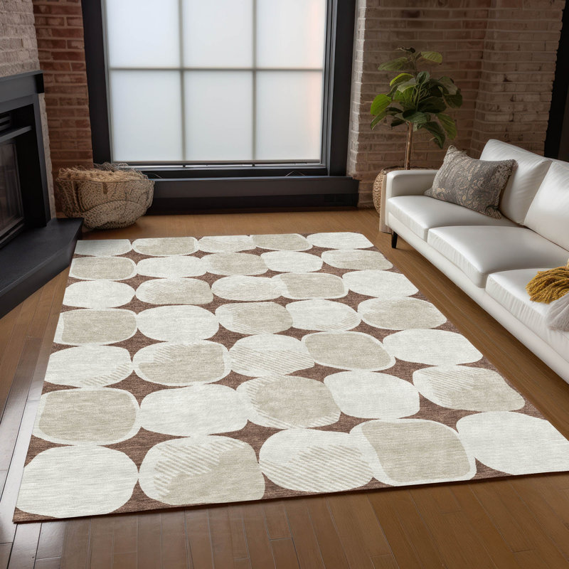 Tapis intérieur / extérieur mâle avec envers antidérapant, Rectangle 8 pi x 10 pi