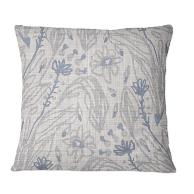 Floral Throw Pillow