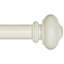  Tringle à rideaux pour fenêtre Drapery - conception à bouton, tringle 1 pouce, 120 à 240 pouces Noir antique-1891661345-1891661340