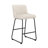 26" Upholstered Bar & Counter Stool With Back, Available in Leather or Linen-1133691939