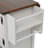 54" Farmhouse Kitchen Island With Drop Leaf, Power Outlet, Kitchen Storage Cart With 2 Doors-282422862