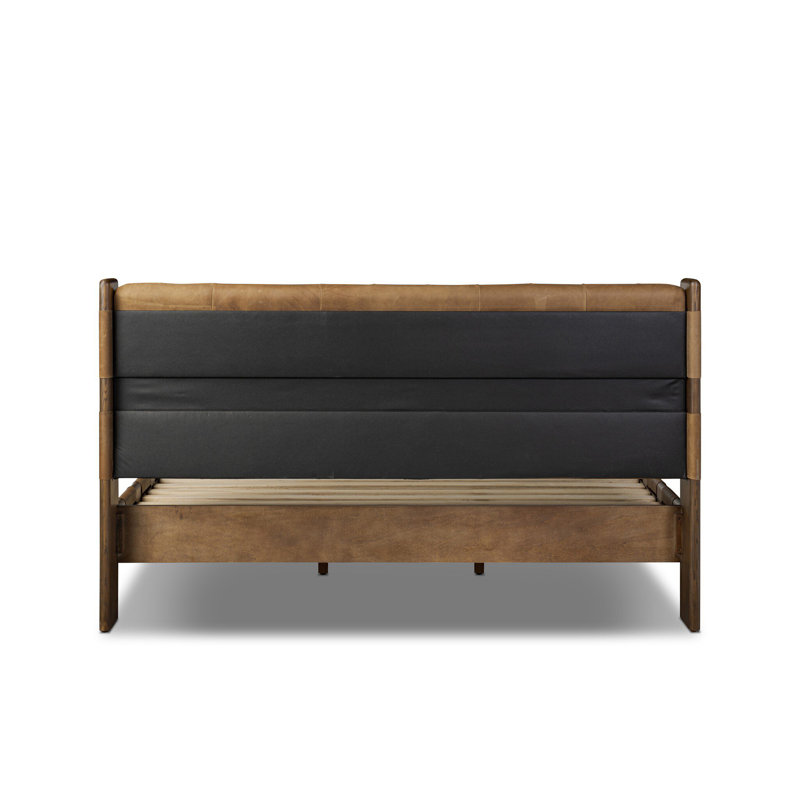Murcia Upholstered Platform Bed, King, Heirloom Sienna