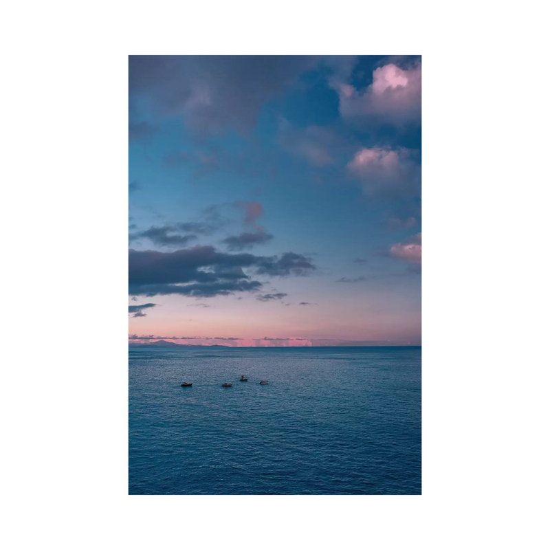 Amalfi Coast Sunset VI by Bethany Young - Print on Canvas, 101.6cm H x 66.04cm W x 3.81cm D, Wrapped Canvas