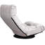 Foldable Metal Reclining Chair For , Space Solution Comfortable With Adjustable Sections - Base, Gray Linen