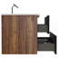 Meuble-lavabo mural 36 po en chêne brut avec lavabo intégré en céramique avec trop-plein, grand meuble-lavabo flottant de rangement pour salle de bain moderne, pré-assemblé-775879679-775879678