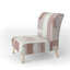 Fauteuil de chambre rembourré Pink Geometric Form Windows II - Transitional