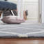 Tapis performance à chevrons crocheté à la main Wurster-1858138162