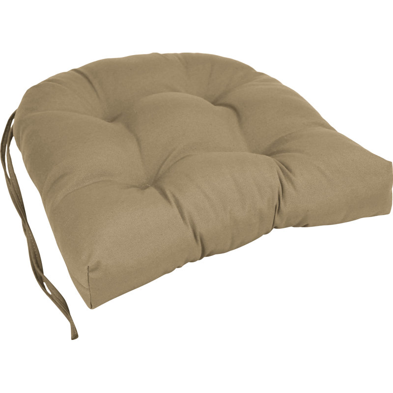 16-inch Indoor Dining Chair Cushion, Toffee