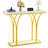 Entryway Table, Console Table with Faux Marble Top, Entrance Desk