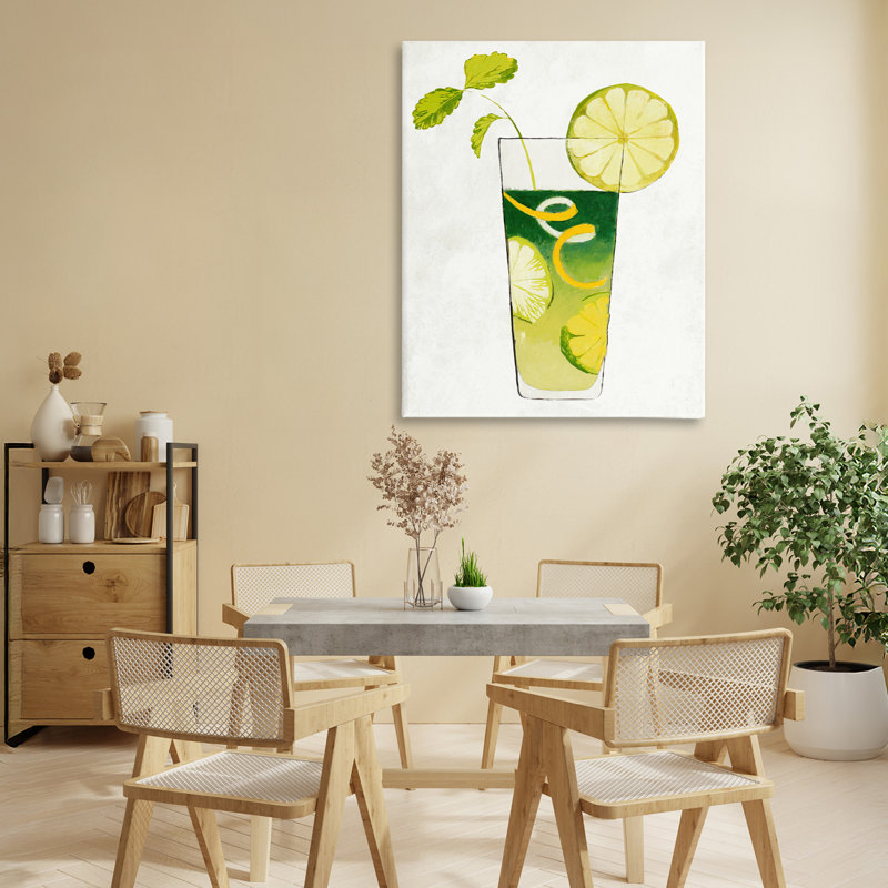 «Summer Cocktail Lime Mint», conception par Lorenzo Collective, H 30 po x l 24 po