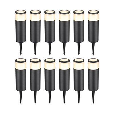 Lumières à DEL pour sentier paysager, boîtier en aluminium, basse tension 12 à 24 V