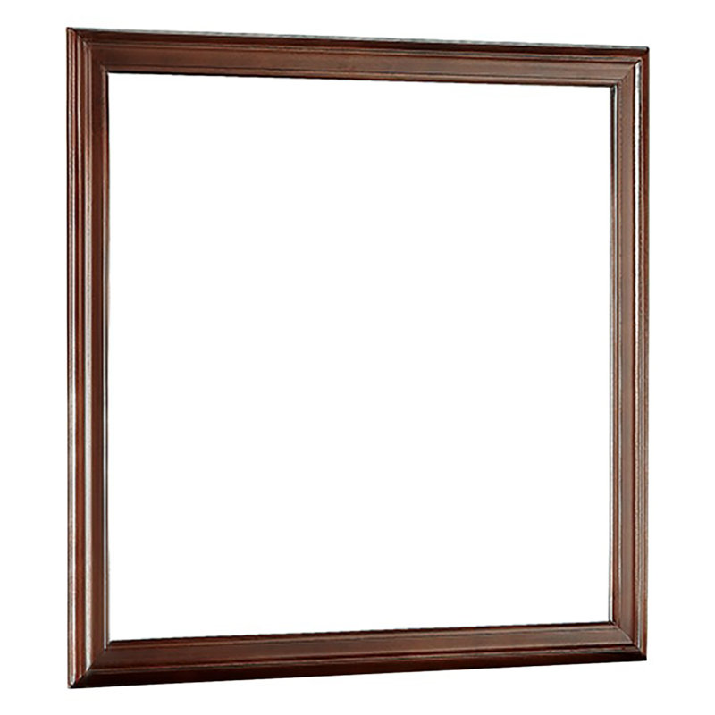 Miroir pour commode Vinit, Cerisier brun