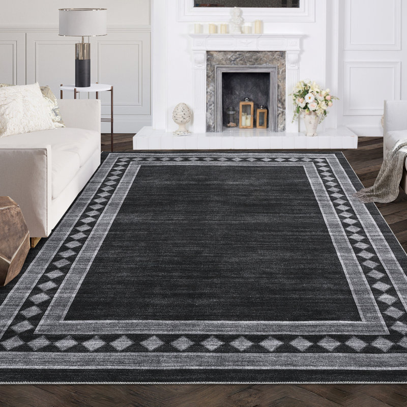 Tapis Trei avec envers antidérapant, Rectangle 8 pi 12 po x 12 pi