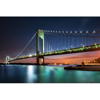 " Verrazano-Narrows Bridge At Dusk "