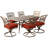 Racette 6 - Person Patio Dining Set with Rectangular Table