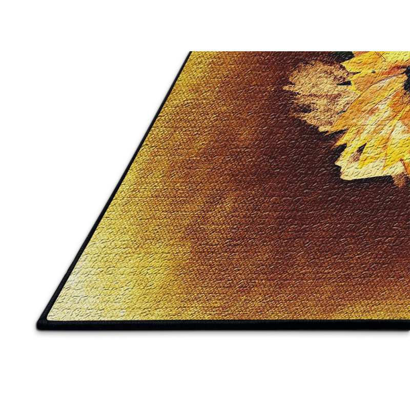 Tapis jaune tournesol, Rectangle 2 pi x 4 pi