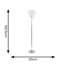 Adderly 150.5cm Plated Traditional Floor Lamp-1613085705