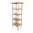 Handcrafted Natural Bamboo 5-tier free-standing Shelf