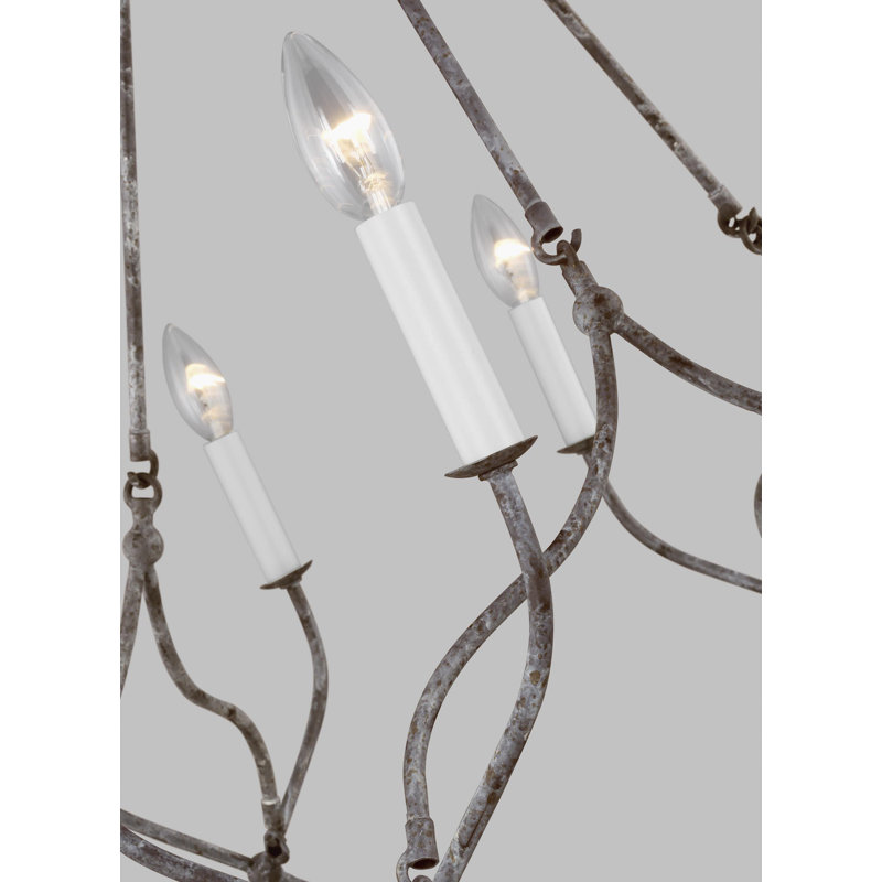 Richmond 12 - Light Chandelier, 35" H x 31.375" W x 31.375" D