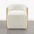 Upholstered Dining Chair with Hidden Casters  -876637694