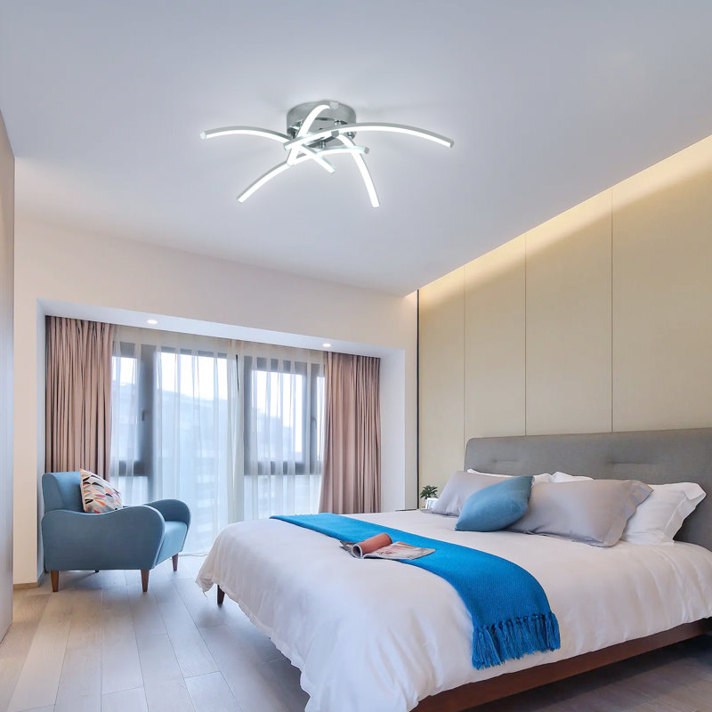 Aviesel 5-Light Flush Mount Ceiling Light, 6500