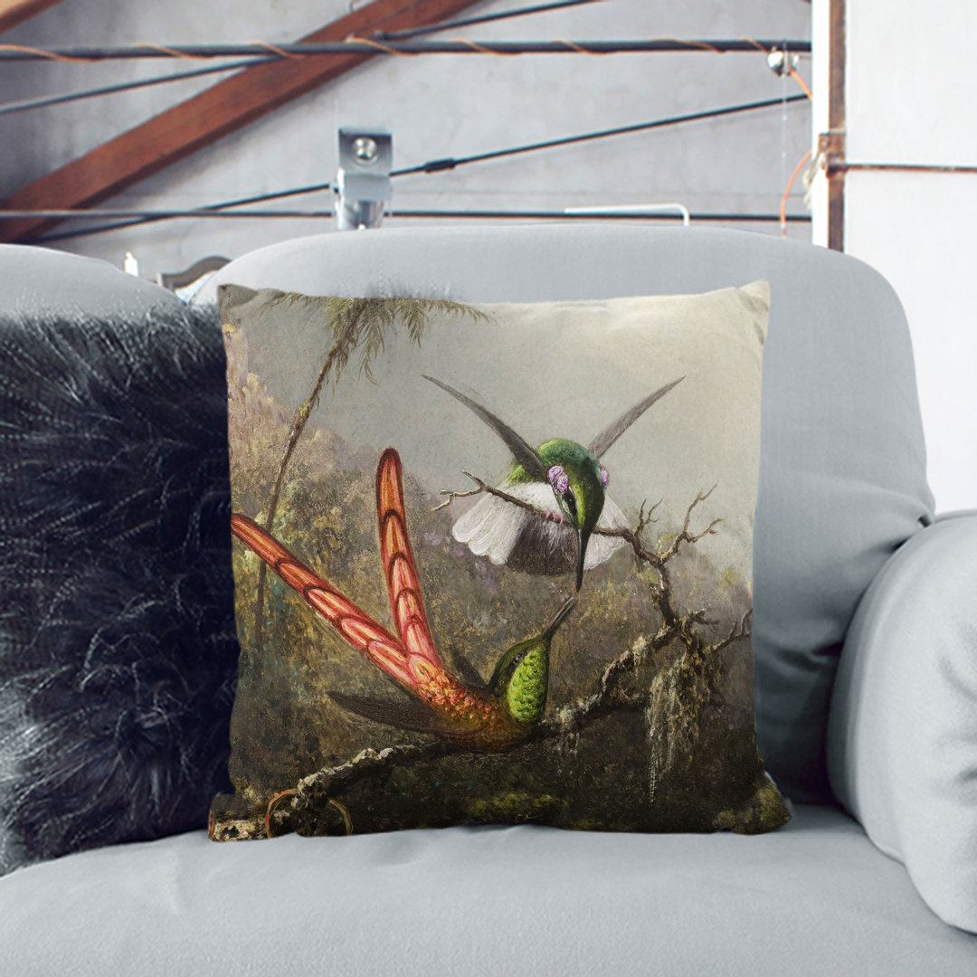 Two Hummingbirds Scatter Cushion