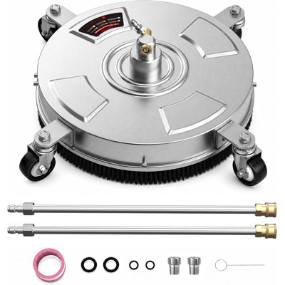 Pressure Washer Surface Cleaner with 4 Wheels