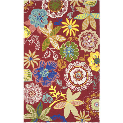 Tapis floral crocheté à la main Doyle