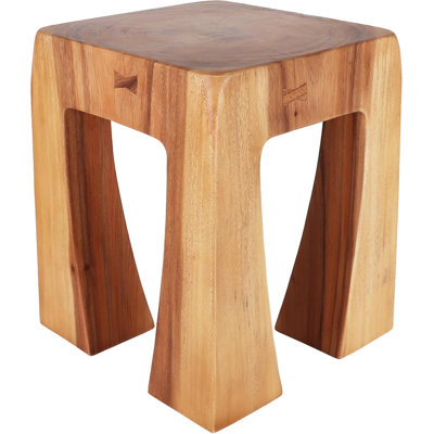 Wooden End Table - Unique Wooden Side Table - Mid Century Side Table - Saur Wood Side Table - Small Accent Table - Mid Century Modern Side Table