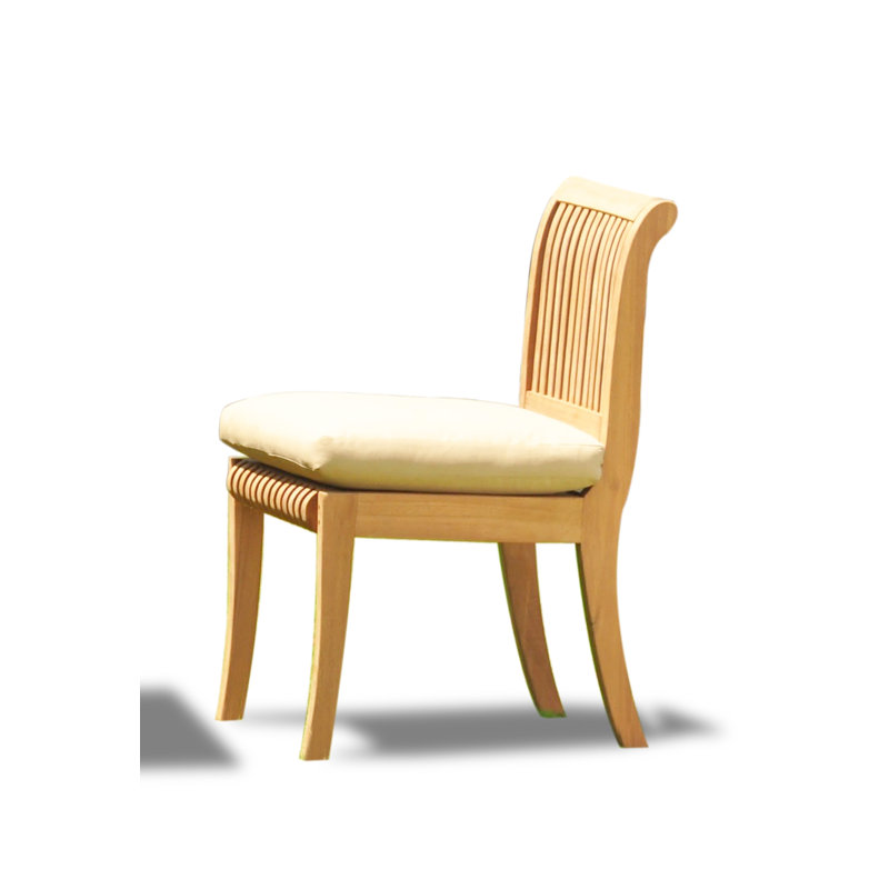 6 Seats 7 Pcs Grade-A Teak Wood Dining Set: 60" Square Rectangle Butterfly Table And 6 Giva Armless Chairs #11GV1400, 6