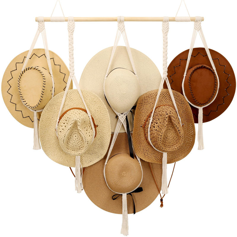 Support à chapeau Macramé