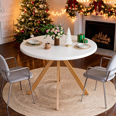 Breshia 39.4" Pedestal Dining Table