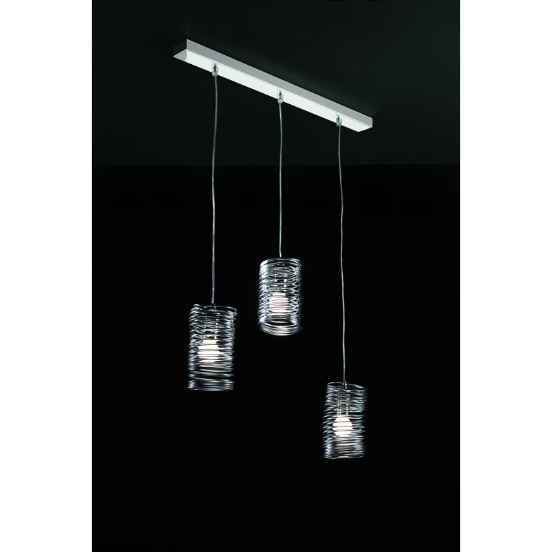 hanging lamp 3 lighs reglette