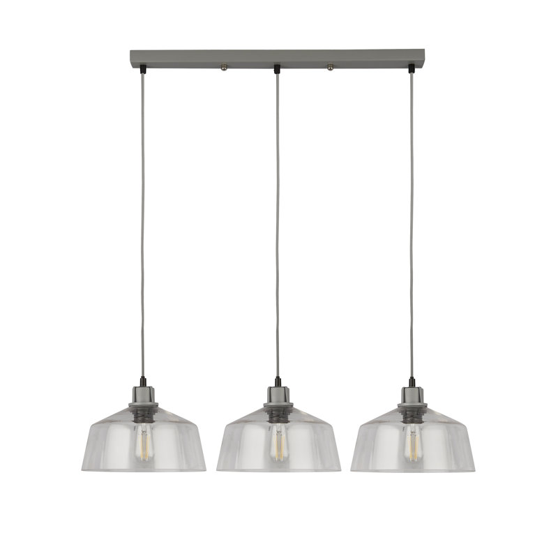 Florida 3 - Light Grey Kitchen Island Pendant