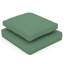 Ensemble de 4 coussins de chaise d'extérieur de luxe 22 x 24 x 6 pouces - Ensemble de 4 coussins de siège résistants à l'eau pour meubles de patio-101824235-101824238