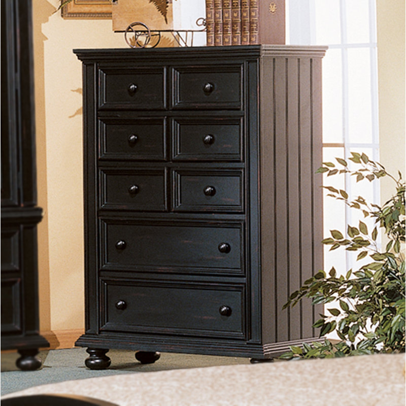 38'' W 5 - Drawer Dresser, Ebony
